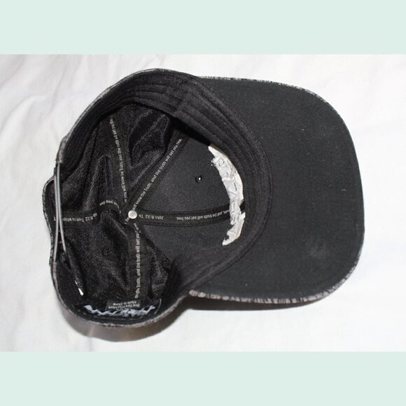 Baseball Truth Black and white Heather Snap Back Hat embroidered logo Troy Silva - Picture 9 of 10